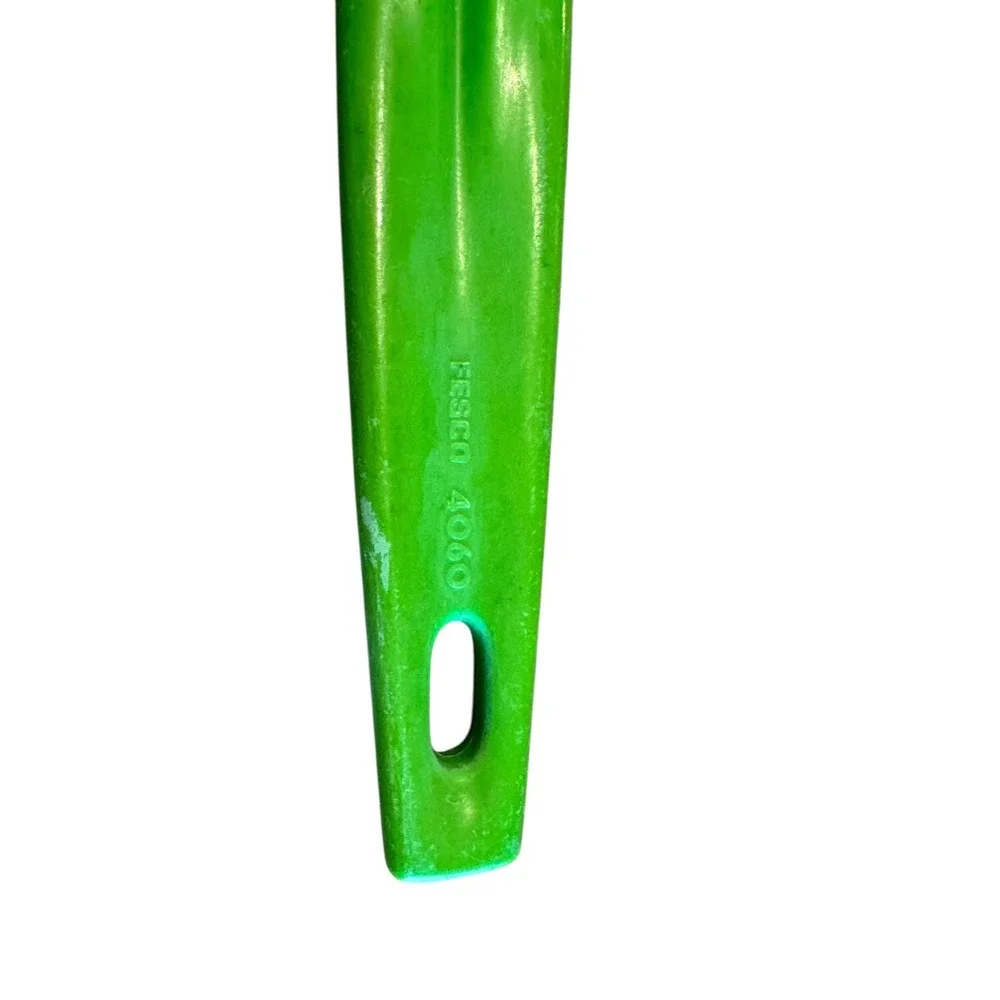 Vintage Fesco 4060 Slotted Spoon‎ Lime Green Melamine Retro Kitchen Utensil USA